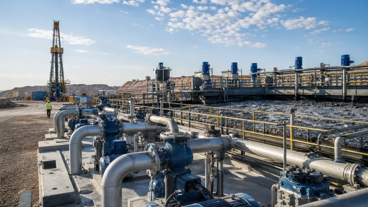 Mining, oilfield and gas-processing operations